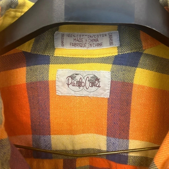 Paulo Conti L light flannel vintage shirt in excellent condition - Picture 5 of 6